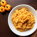 Halloween Pumpkin Mac & Cheese