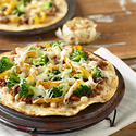 Alfredo Italian Sausage Pizza